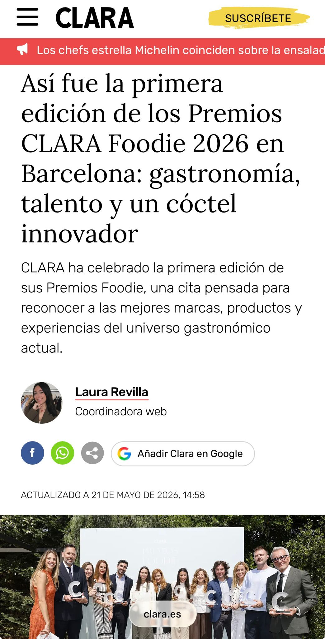 Sigfrido-Fruit-Premio-Foodie-Revista-CLARA